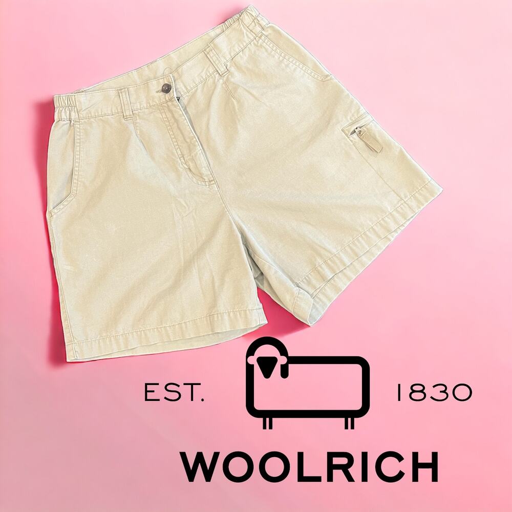 Woolrich Shorts‎ | Womens Beige Cargo Shorts | Size 8